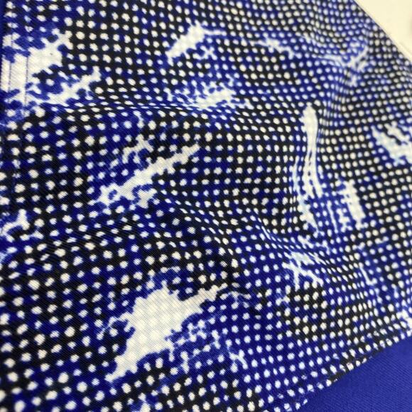 Under Armour Womens Bikini Bottom Blue White Patterned Design Swim NEW XL - Picture 2 of 5